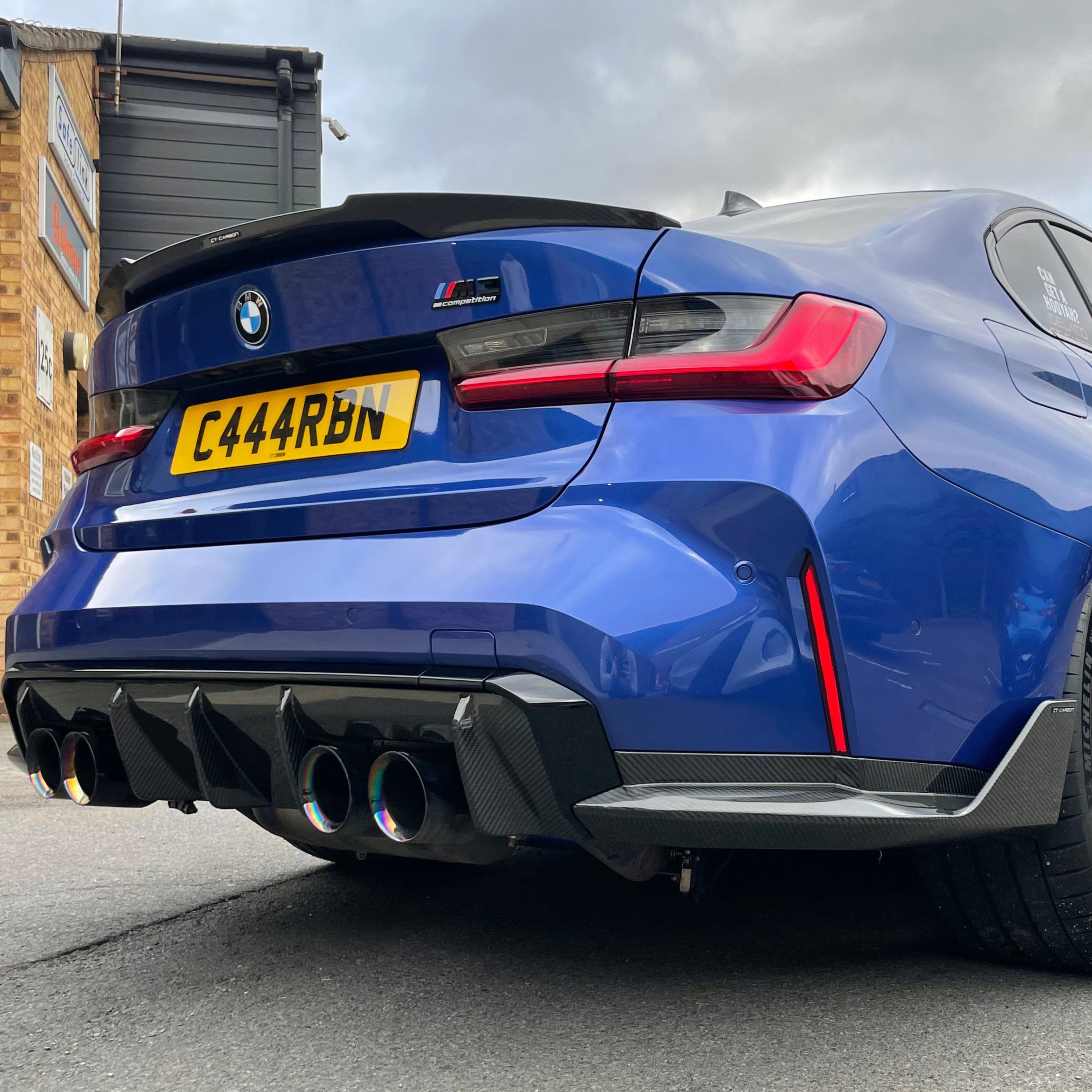 BMW M3/3 SERIES G80/G20 2018+ CARBON FIBRE SPOILER - V8