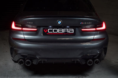Cobra Exhausts - BMW M340i (G20/G21) (19>) (UK/EU) Valved Quad Exit GPF/PPF Back Performance Exhaust