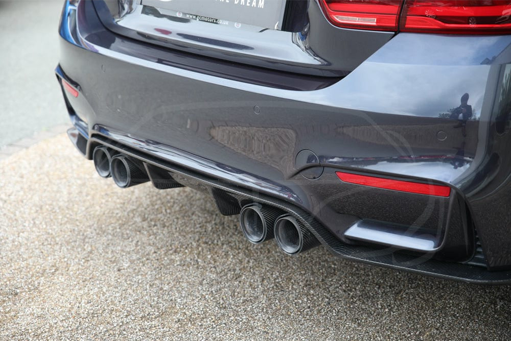 BMW M3/M4 (F80 F82 F83) CARBON FIBRE DIFFUSER - V3