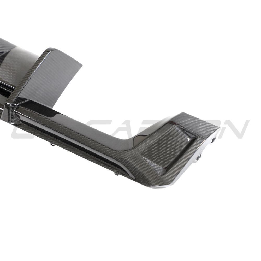 BMW M3/M4 G80/G81/G82/G83 CARBON FIBRE DIFFUSER WITH LED - V3 - CT DESIGN