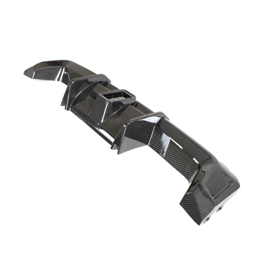 BMW M3/M4 G80/G81/G82/G83 CARBON FIBRE DIFFUSER WITH LED - V3 - CT DESIGN