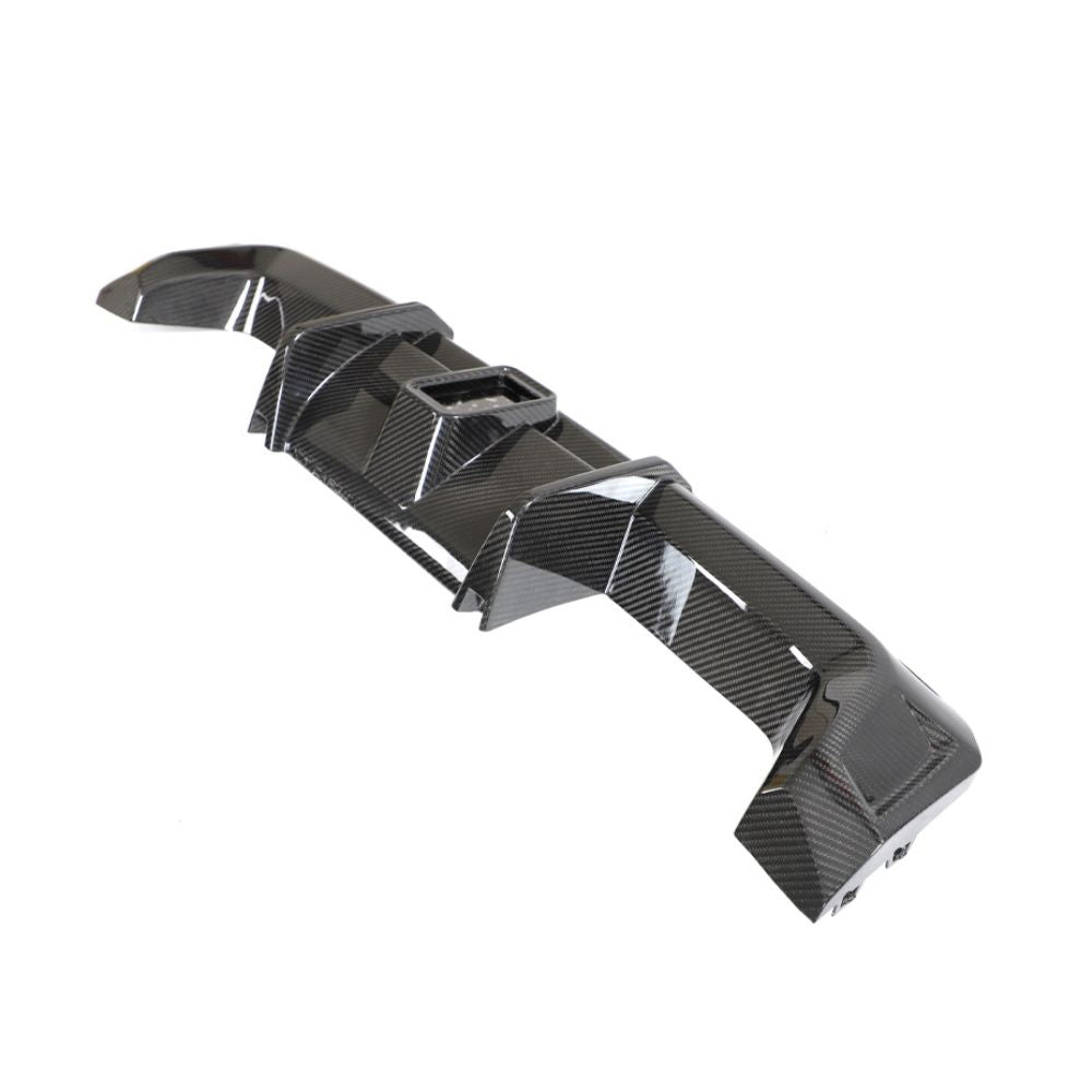 BMW M3/M4 G80/G81/G82/G83 CARBON FIBRE DIFFUSER WITH LED - V3 - CT DESIGN
