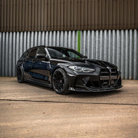 BMW M3/M4 G80/G81/G82/G83 CARBON FIBRE SPLITTER - V2 - CT DESIGN