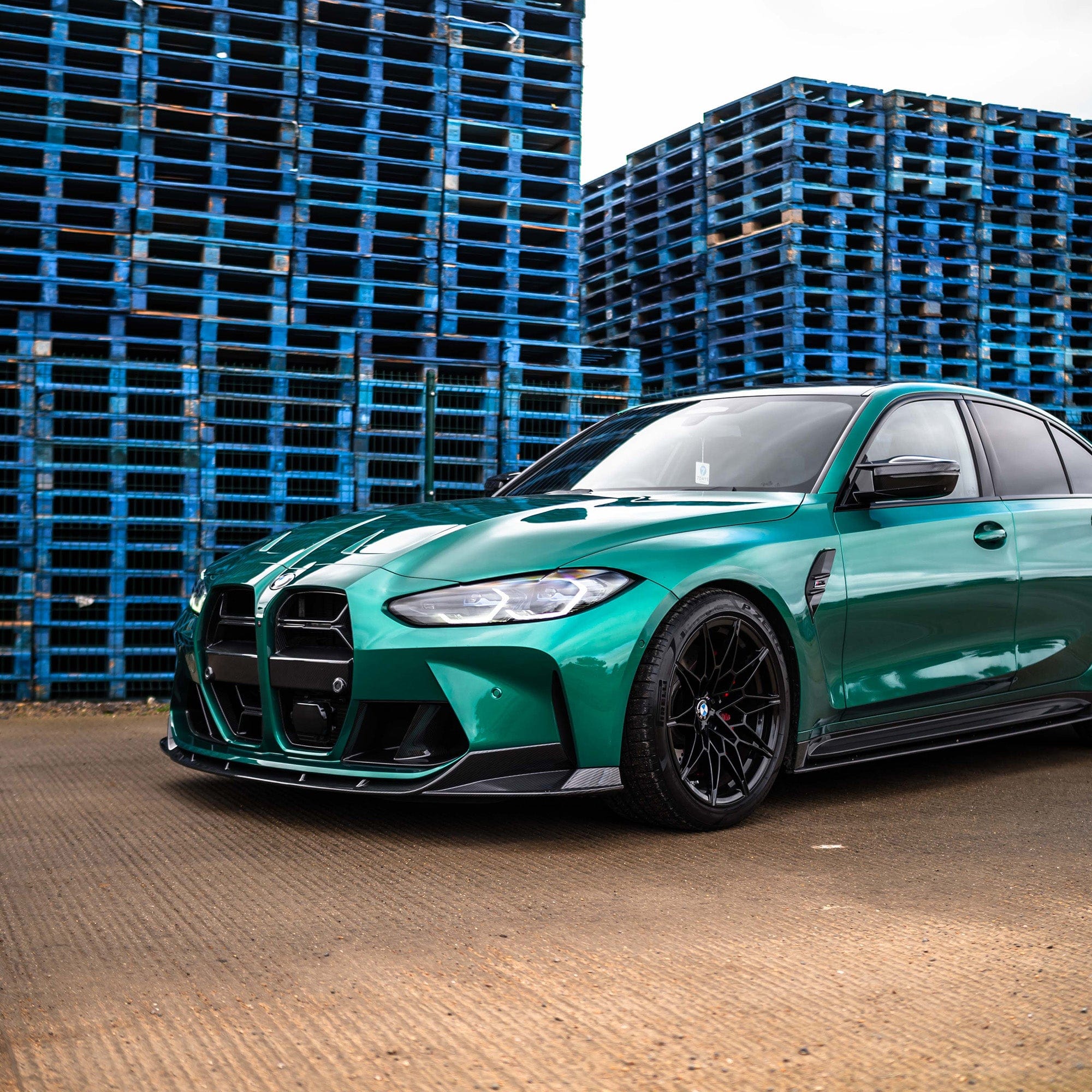 BMW M3/M4 G80/G81/G82/G83 CARBON FIBRE SPLITTER - V2 - CT DESIGN