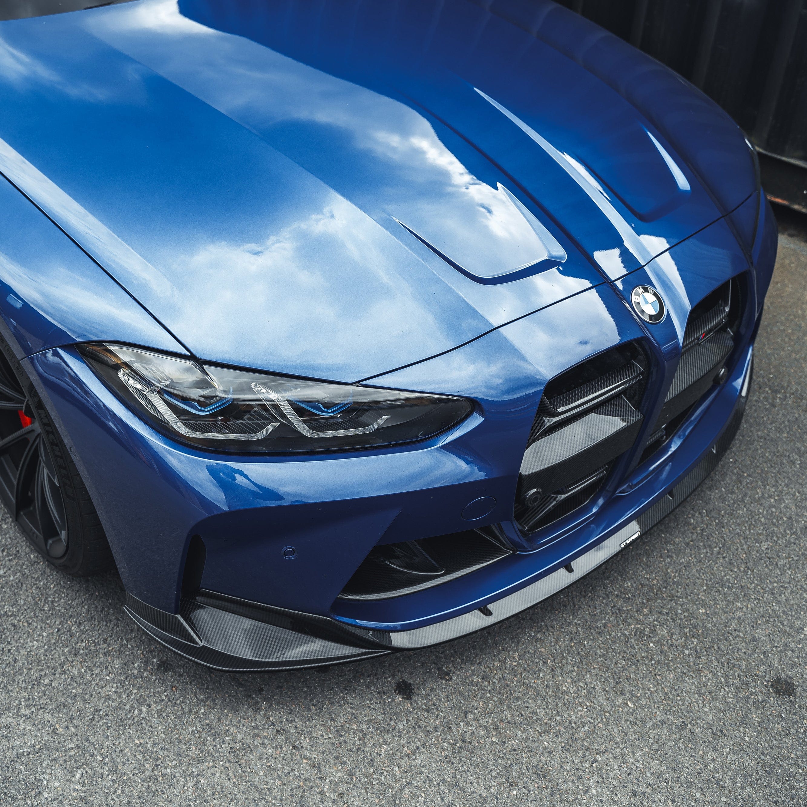 BMW M3/M4 G80/G81/G82/G83 CARBON FIBRE SPLITTER - V2 - CT DESIGN