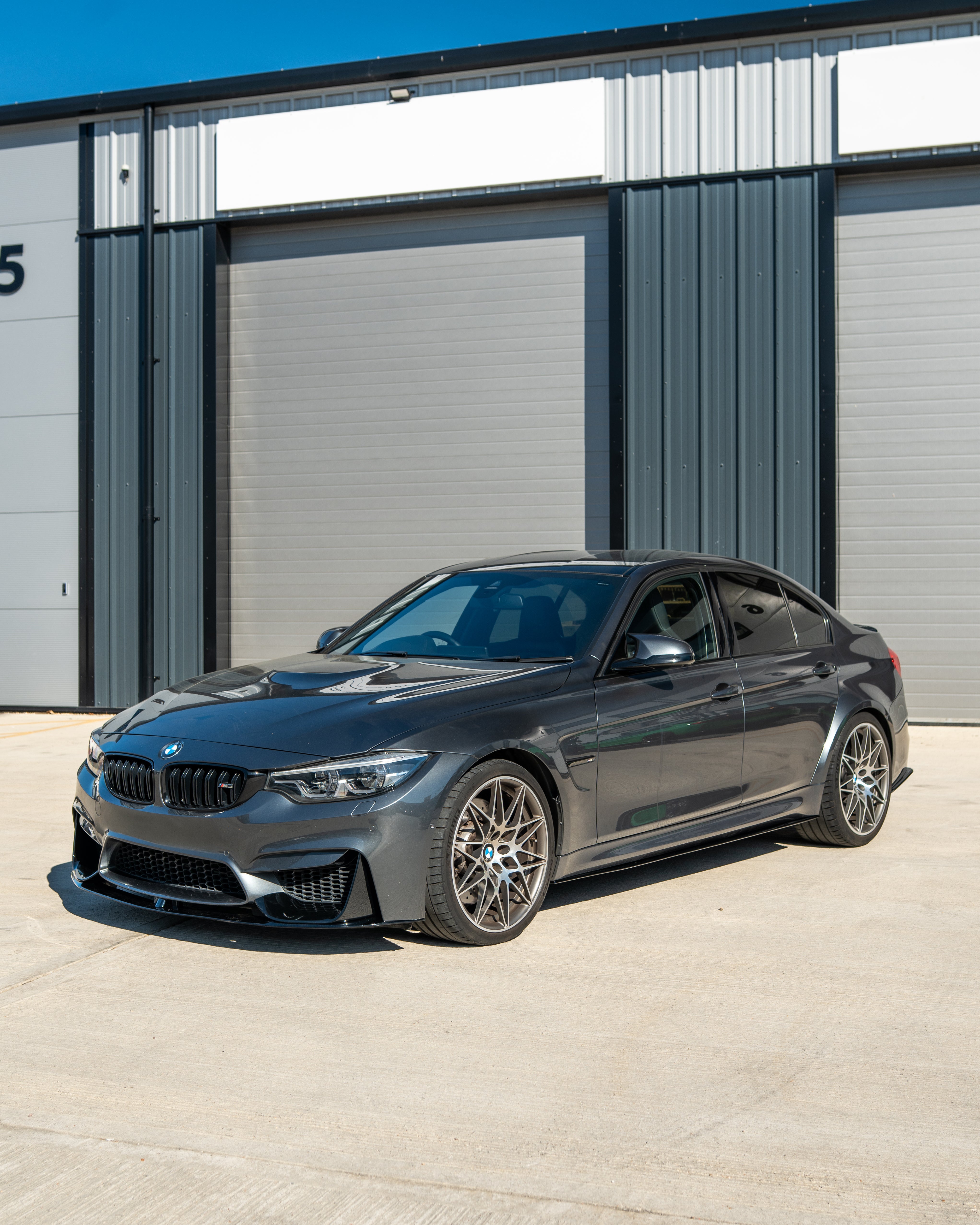 BMW M3/M4 (F80 F82 F83) 2014-2020 GLOSS BLACK SPLITTER - V1