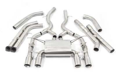 Cobra Exhausts - BMW M4 (F82) Coupe 3" Valved Primary Cat Back Performance Exhaust