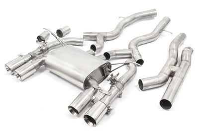 Cobra Exhausts - BMW M4 (F82) Coupe 3" Valved Secondary Cat Back Performance Exhaust