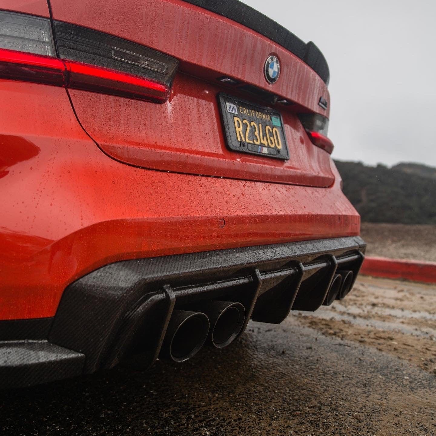 BMW M4 G82/G83 2021+ CARBON FIBRE DIFFUSER V1 - CT DESIGN