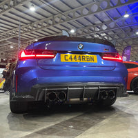BMW M4 G82/G83 2021+ CARBON FIBRE DIFFUSER V1 - CT DESIGN