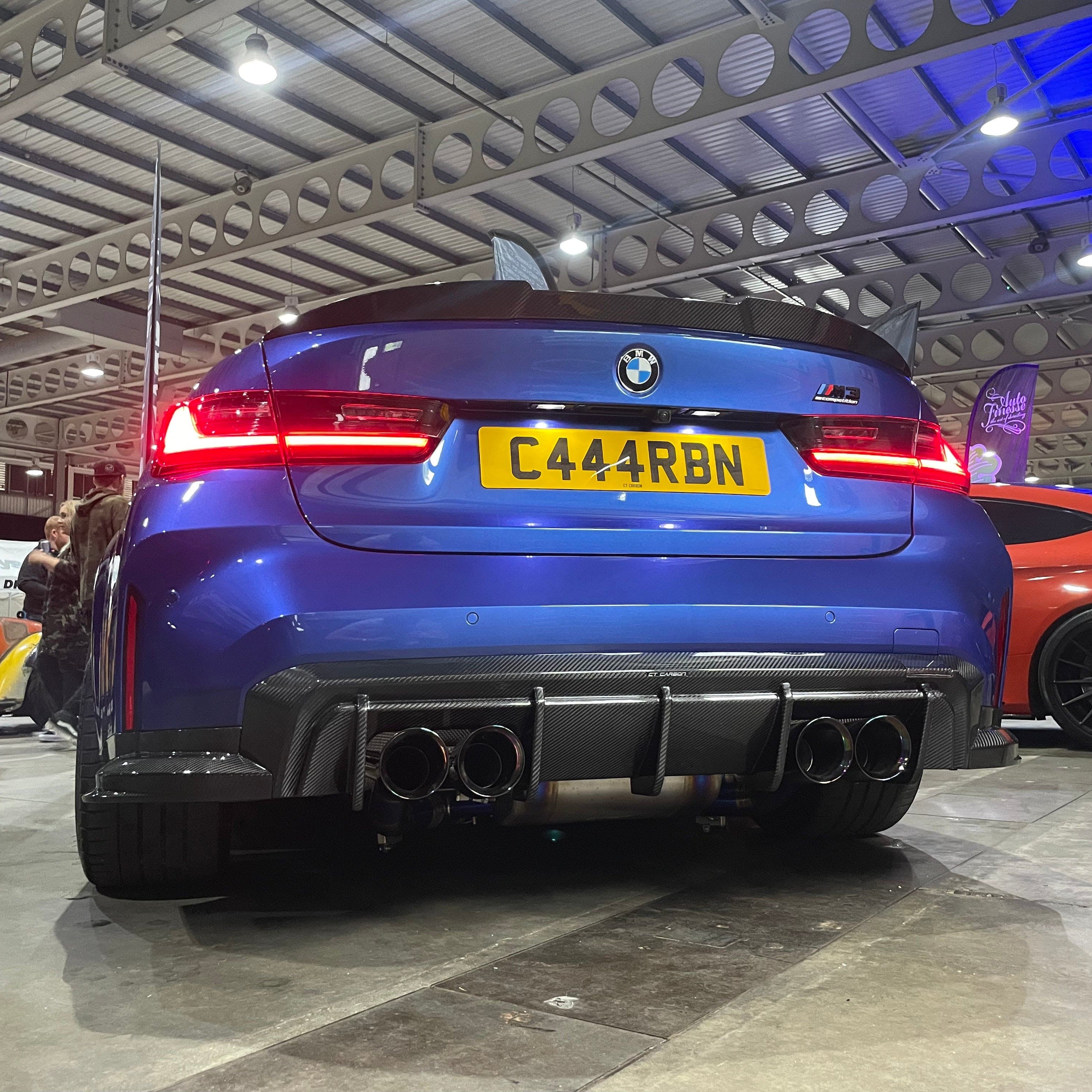BMW M4 G82/G83 2021+ CARBON FIBRE DIFFUSER V1 - CT DESIGN