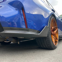 BMW G82/G83 M4 2021+ CARBON FIBRE REAR BUMPER CORNERS - V1