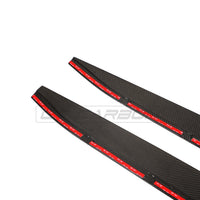 BMW M4 G82/G83 CARBON FIBRE SIDE SKIRT EXTENSIONS V1 - CT DESIGN