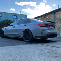 BMW M4 G82/G83 CARBON FIBRE SIDE SKIRT EXTENSIONS V1 - CT DESIGN