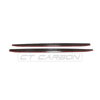 BMW M4 G82/G83 CARBON FIBRE SIDE SKIRT EXTENSIONS V1 - CT DESIGN