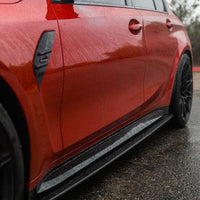 BMW M4 G82/G83 CARBON FIBRE SIDE SKIRT REPLACEMENT V1 - CT DESIGN