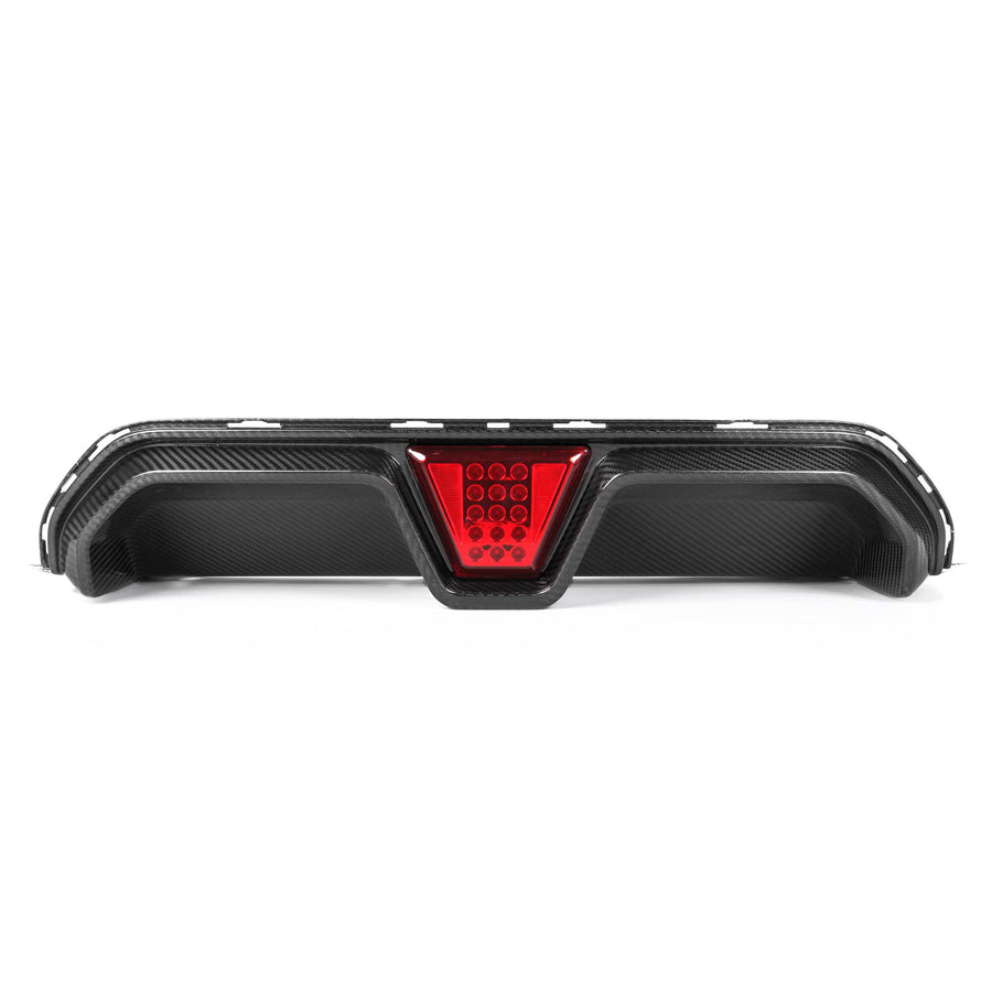 BMW M5 F90 2018-2024 PRE PREG CARBON FIBRE DIFFUSER WITH LED - V4