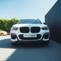 BMW X3 G01 2017-2020 FULL GLOSS BLACK KIT WITH TIPS