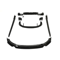 BMW X3 G01 2017-2020 FULL GLOSS BLACK KIT WITH TIPS