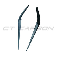 BMW X5 G05 & F95 X5M GLOSS BLACK HEADLIGHT EYEBROWS/EYELIDS
