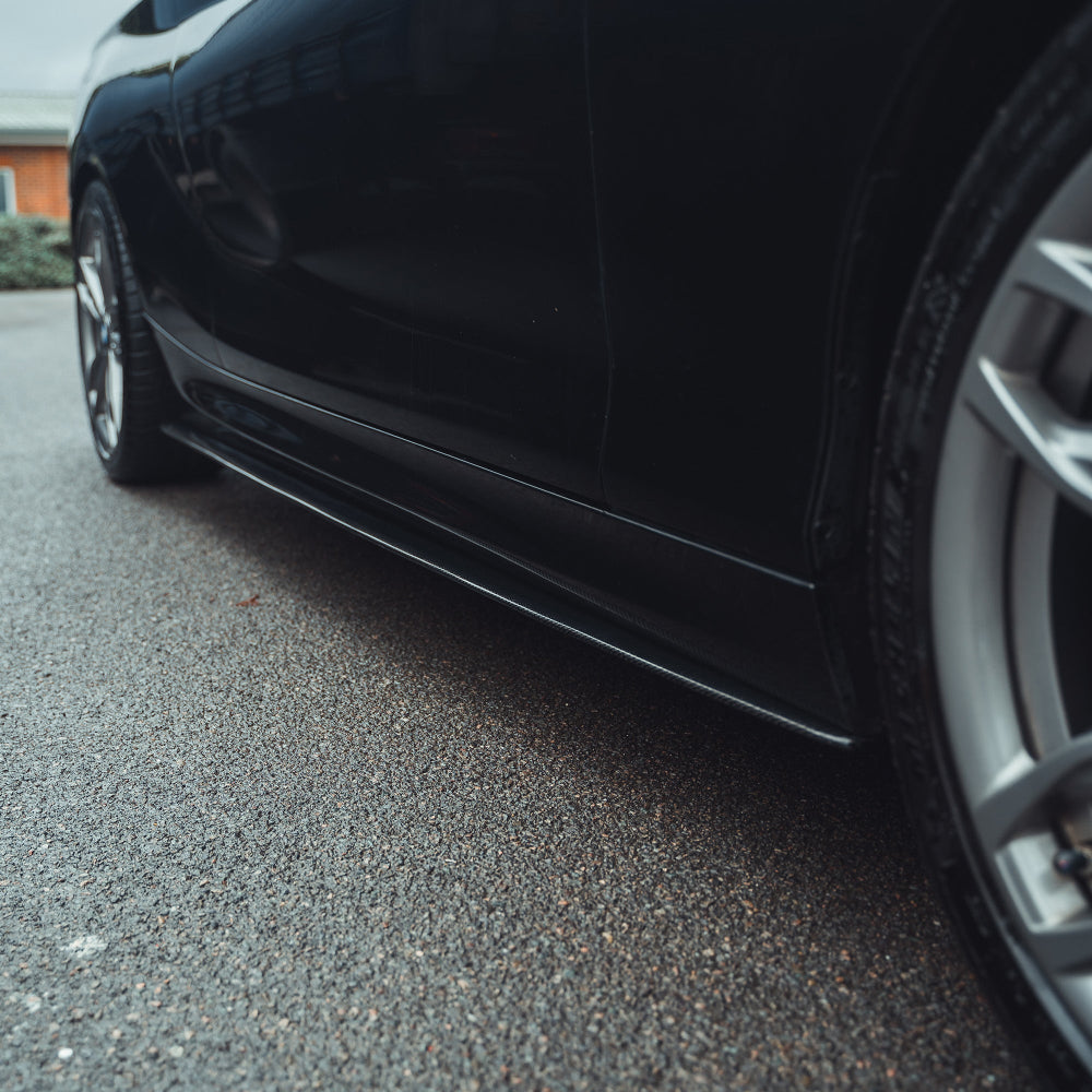 BMW 1 & 2 SERIES F20/F22/F23 CARBON FIBRE SIDE SKIRTS V1