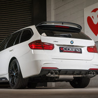 Cobra Exhausts - BMW 325D (F30 LCI/F31 LCI) (2015-19) Quad Exit M3 Style Performance Exhaust Conversion