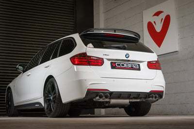 Cobra Exhausts - BMW 325D (F30 LCI/F31 LCI) (2015-19) Quad Exit M3 Style Performance Exhaust Conversion