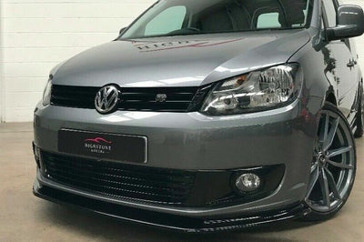 2011-2015 Volkswagen Caddy MK3 Front Lower Bumper Splitter Body Molding Trim ABS Plastic Gloss Black