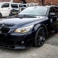 BMW E60 & 61 M-SPORT Lower Bumper Splitter Body Molding Trim ABS Plastic Gloss Black