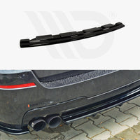 Maxton Design - CENTRAL REAR SPLITTER BMW 5 F11 M-PACK (FITS TWO SINGLE EXHAUST ENDS)