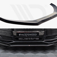 Maxton Design - FRONT SPLITTER V.1 AUDI S4 / A4 S-LINE B8 FL