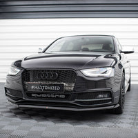 Maxton Design - FRONT SPLITTER V.1 AUDI S4 / A4 S-LINE B8 FL