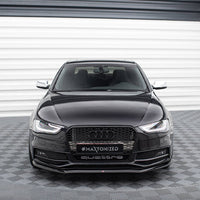 Maxton Design - FRONT SPLITTER V.1 AUDI S4 / A4 S-LINE B8 FL
