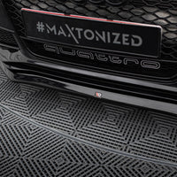 Maxton Design - FRONT SPLITTER V.1 AUDI S4 / A4 S-LINE B8 FL