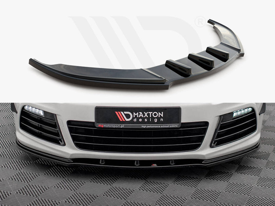 Maxton Design - Front Splitter V.1 Volkswagen Scirocco R Mk3