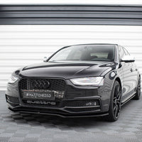 Maxton Design - FRONT SPLITTER V.2 AUDI S4 / A4 S-LINE B8 FL