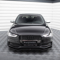 Maxton Design - FRONT SPLITTER V.2 AUDI S4 / A4 S-LINE B8 FL