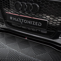 Maxton Design - FRONT SPLITTER V.2 AUDI S4 / A4 S-LINE B8 FL