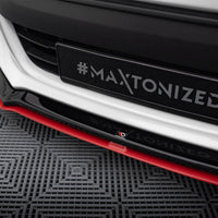 Maxton Design - FRONT SPLITTER (BLACK & RED) V.5 SUBARU BRZ FACELIFT 2017-2020