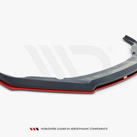 Maxton Design - FRONT SPLITTER (BLACK & RED) V.5 SUBARU BRZ FACELIFT 2017-2020
