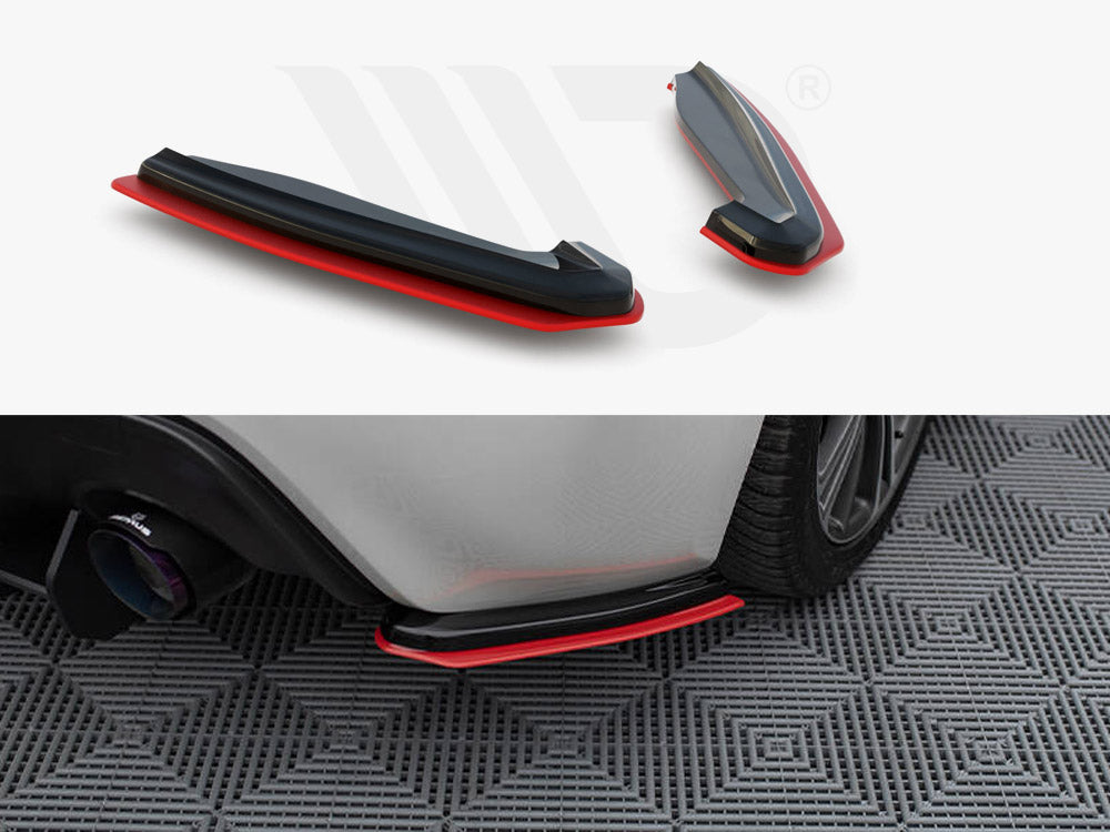 Maxton Design -Rear Side Splitters V.2 Subaru BRZ Mk1 / Mk1 Facelift