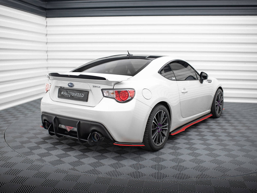 Maxton Design -Rear Side Splitters V.2 Subaru BRZ Mk1 / Mk1 Facelift