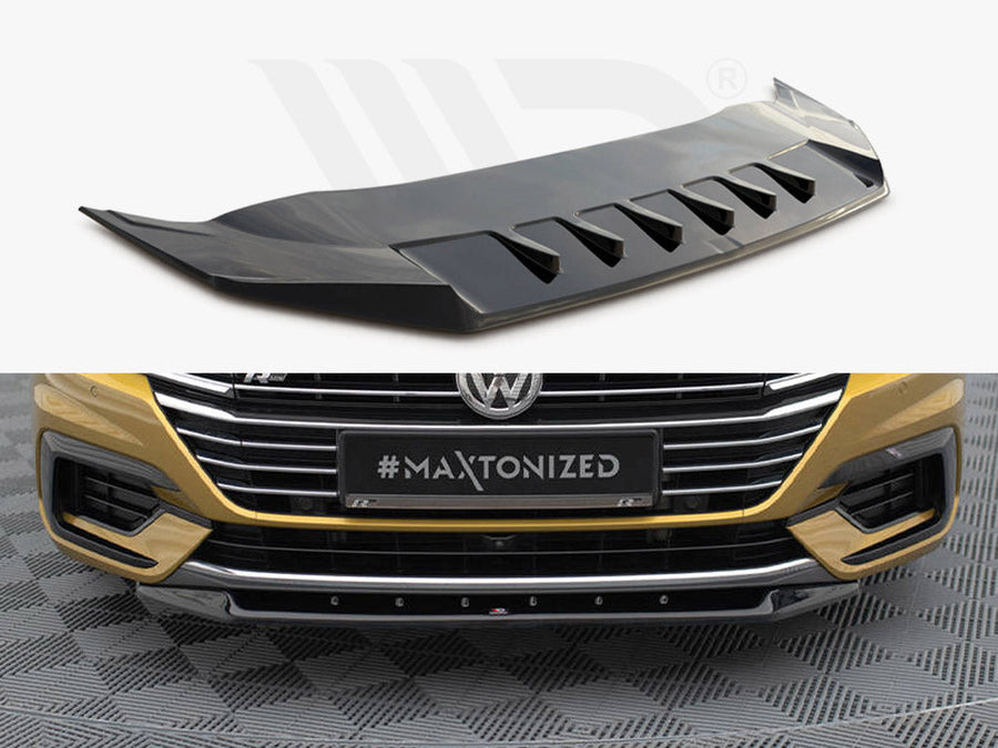 Maxton Design - Front Splitter V.2 Volkswagen Arteon R-Line Sedan / Shooting Brake Mk1