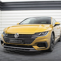 Maxton Design - Front Splitter V.2 Volkswagen Arteon R-Line Sedan / Shooting Brake Mk1