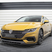 Maxton Design - Front Splitter V.3 Volkswagen Arteon R-Line Sedan / Shooting Brake Mk1