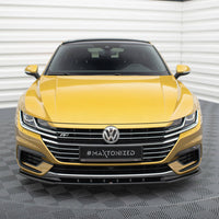 Maxton Design - Front Splitter V.3 Volkswagen Arteon R-Line Sedan / Shooting Brake Mk1