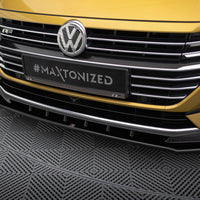 Maxton Design - Front Splitter V.3 Volkswagen Arteon R-Line Sedan / Shooting Brake Mk1