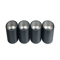 BMW G90 M5 & G99 M5 TOURING 2024+ CARBON FIBRE SLASH CUT EXHAUST TIPS - CHROME