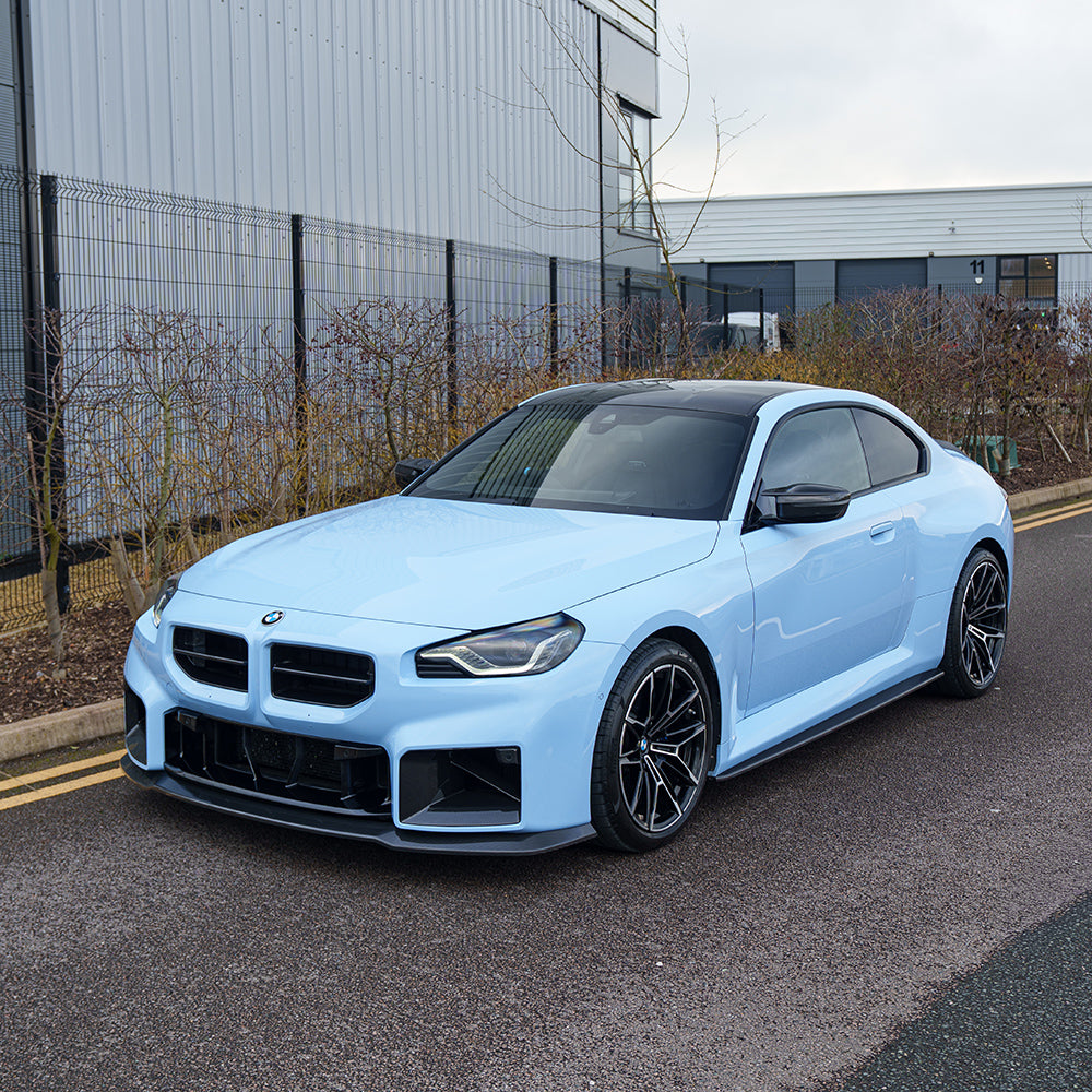 BMW G87 M2 2023+ CARBON FIBRE SPLITTER - V5 - CT DESIGN