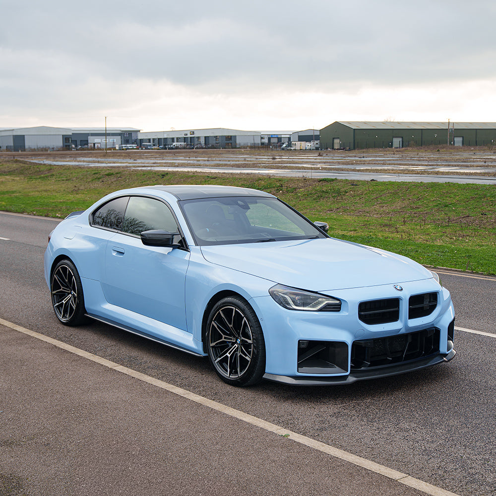 BMW G87 M2 2023+ CARBON FIBRE SPLITTER - V5 - CT DESIGN